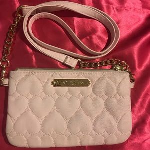 Betsey Johnson crossbody bag.